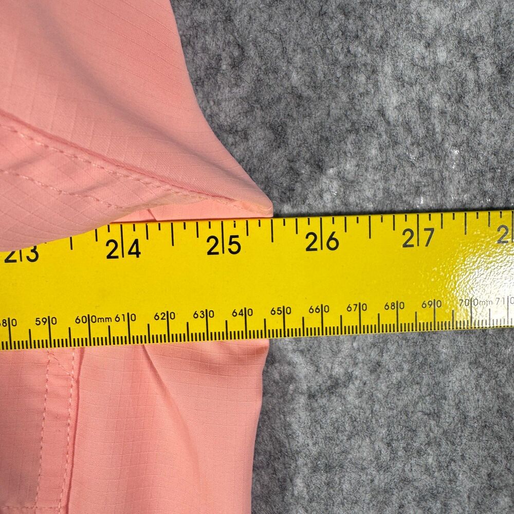 Patagonia Sol Patrol Shirt Mens XL Pink Vented Roll Tab Tiny Hole Minor Stain - Picture 14 of 15